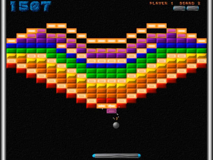 A Brief History Of Brick Breaker Video Games Hero Concept
